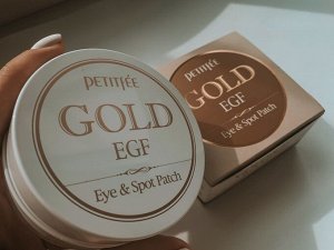 Антивозрастные гидрогелевые патчи для век  60шт. по 1,4 г PETITFEE Premium Gold & EGF Hydrogel Eye Patch