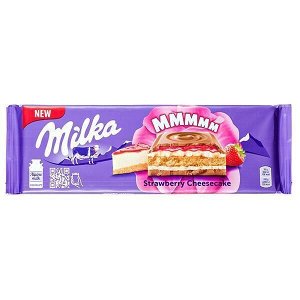 Шоколад Милка Strawberry Cheesecake 300 г