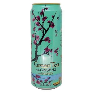 Напиток ARIZONA Green tea with Ginseng &amp; Honey 340 мл Ж/Б