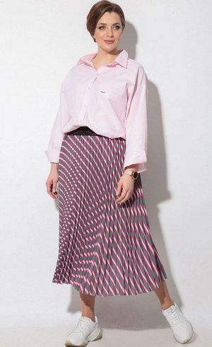 Рубашка Рубашка SOVA 11100 розовый 
Состав ткани: ПЭ-15%; Хлопок-85%; 
Рост: 164 см.

Женская рубашка на каждый день! Рубашка-оверсайз &ndash; настоящий &laquo;маст-хэв&raquo;, который сделает образ 