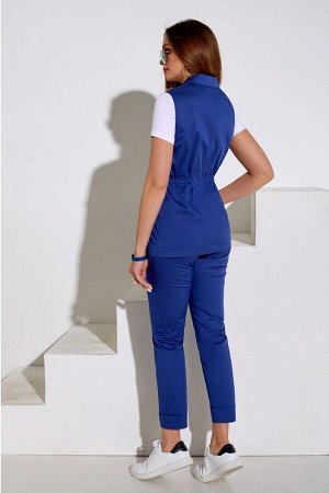 Блуза, брюки, жилет Lissana Артикул: 4046 синий