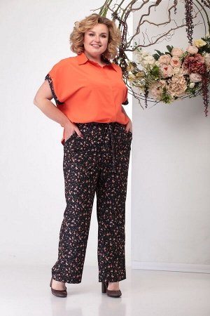 Блуза, брюки Michel chic Артикул: 1163 оранж