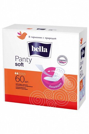 Bella, Ежедневные прокладки Panty Soft 60 шт Bella