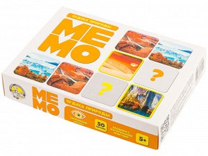 Игра настольная МЕМО "Чудеса природы" (50 карточек)