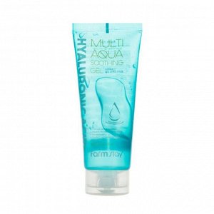 Farm Stay Успокаивающий гель с гиалуроновой кислотой Hyaluronic Acid Multi Aqua Soothing Gel, 200мл