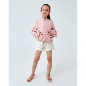 Жакет для девочки MINAKU: cotton collection, цвет розовый, рост 146 см