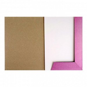 Бумага для рисования фломастерами А4, 20 листов в папке, блок 160 г/м2, МИКС