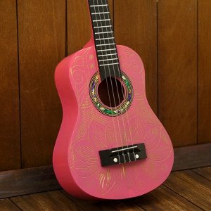 Гитара-укулеле "Красное влечение", 55х20х6 см, МИКС