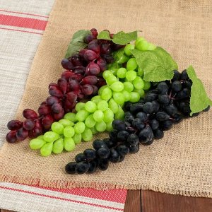 Виноград 85 ягод 31 см матовый микс