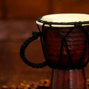 Музыкальный инструмент барабан джембе "Классика" 12х9х9 см