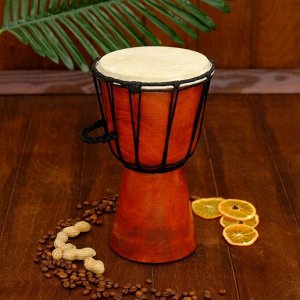 Музыкальный инструмент барабан джембе "Классика" 25х14х14 см