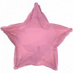 823006 Шар-звезда   9&quot;/23 см, фольга, розовый (CTI)