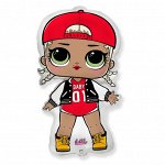 901790 Шар-фигура, фольга, &quot;Кукла LOL ЭмСи Сваг / LOL MC SWAG&quot; (FM), 34&quot;/ 86 см
