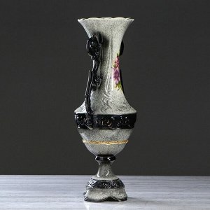 Ваза напольная "Феона", декор крапле, разноцветная, 61 см, микс, керамика