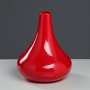 Набор ваз &quot;Мирта&quot;, цвет красный, 48.5/38.5/ 21.5 см, керамика