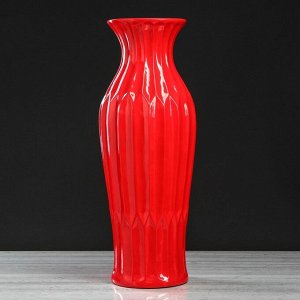 Ваза напольная "Эллада Антика", красная, 70 см, керамика