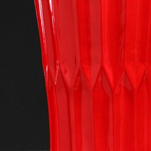 Ваза напольная "Эллада Антика", красная, 70 см, керамика