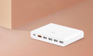 Зарядное устройство (Адаптер) на 5 USB + 1 USB Type-C