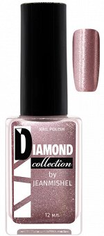 JEANMISHEL DIAMOND 535 Лак для ногтей Розово-сиреневый с серебрянным песком  перламутровый 12мл