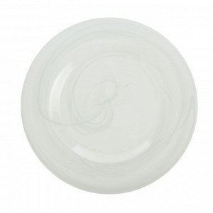 Тарелка обеденная d=31,5 см "Элегант", цвет белый, алебастр