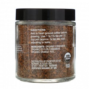 Simply Organic, Специи для заваривания кофе, корица, 1,87 унций (53 г)