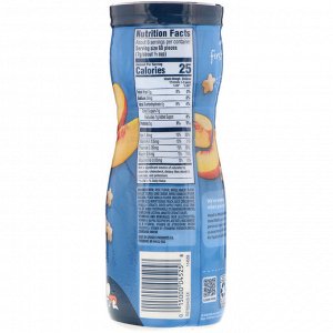 Gerber, Puffs Cereal Snack, 8+ месяцев, персик, гусеничный, 1,48 унции (42 г)