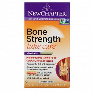 New Chapter, Bone Strength Take Care, 120 тонких таблеток