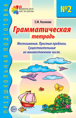 Грамматическая тетрадь № 2. Местоимения. Простые предлоги. Существительные во множественном числе. Соответствует ФГОС ДО