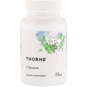 Thorne Research, L-тирозин, 90 капсул