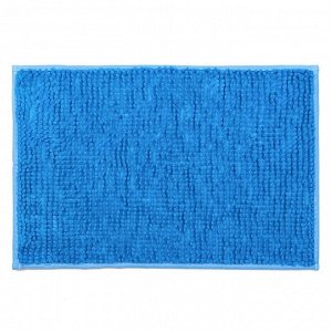 Коврик для дома Доляна «Букли», 40×60 см, цвет голубой
