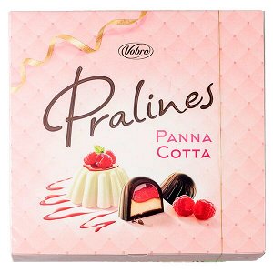 Конфеты VOBRO PRALINES PANNA COTA 129г 1 уп.х 12 шт.