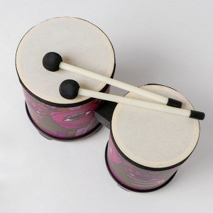 Музыкальная игрушка "Пара барабанов" 16х33,5х16,5 см
