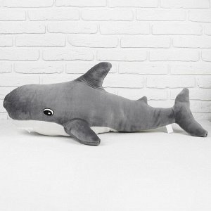 Мягкая игрушка «Акула», цвет серый, 100х64 см