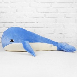 Мягкая игрушка «Кит», цвет голубой, 95х75 см