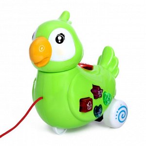 Развивающая игрушка "Попугай", световые и звуковые эффекты