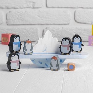 Развивающая игра-балансир «Пингвины» 7,5 * 24 * 11 см