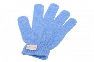 Мочалка S-5063 LIGHT BLUE перчатка (нейлон)