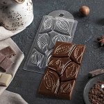 Форма для шоколада 7?15?1 см &quot;Какао дольки&quot;