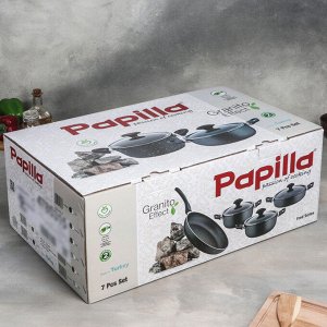 Набор посуды Papilla Wilma, 4 предмета: кастрюля 2,4/4,2 л, сотейник 3 л (d=26 см), сковорода d=26 см