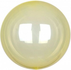 550035 K BUBBLE DECO сфера 18"/46 см, кристалл, желтый (Falali)