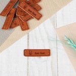 Набор нашивок «Hand made», 5 * 1,5 см, 10 шт