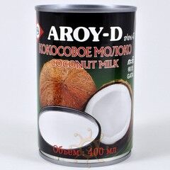 Кокосовое молоко AROY-D , 400мл, ж\б