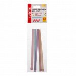 Закладки-ляссе с клеевым краем для формата А5, deVENTE. Pastel, самоклеящихся для книг формата A5, 4 тонких ленты 6 x 290 мм, двусторонняя плотная лента, в пластиковом пакете
