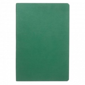Ежедневник недатированный А5, 136 листов Megapolis Flex, обложка искусственная кожа, тонированный блок, зелёный