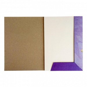 Бумага для акварели, пастели А4, 20 листов, блок 200 г/м2, в папке, МИКС