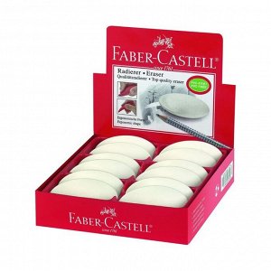 Ластик Faber-Castell синтетика "Космо" для графитных и цветных карандашей, цвет белый
