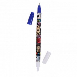 Ручка "Пиши-Стирай" капилярная deVENTE синяя 0.5мм и 3мм