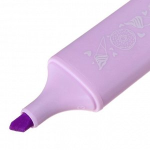 Набор маркеров-текстовыделителей 5 цветов 1-5.0 мм LadyMarker: персиковый, мятный, розовый, голубой, сиреневый пастельные цвета в футляре