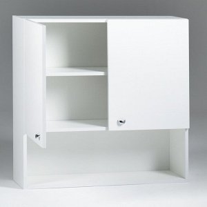 Шкаф для ванной комнаты "Вега 8004" белый, 80 х 24 х 80 см