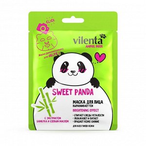 Vilenta Маска для лица Animal Mask Sweet Panda восстанавливающая 28 мл